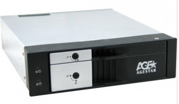 Корпуса и док-станции для жестких дисков Agestar Mobile rack (салазки) для HDD AGESTAR SMRP2, черный