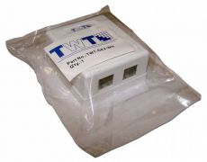 Модуль TWT (-SA2-WH) Настенная коробка 2 порт. для Keystone